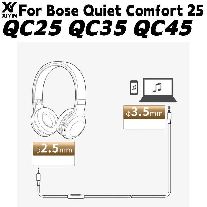 Bose Headphone Qc45 - Cable de audio para auriculares con